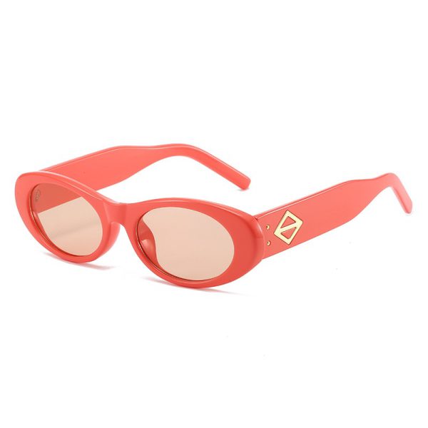 Oval sunglasses glasses fashion sunglasses - Image 3