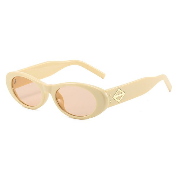 Oval sunglasses glasses fashion sunglasses - Image 2