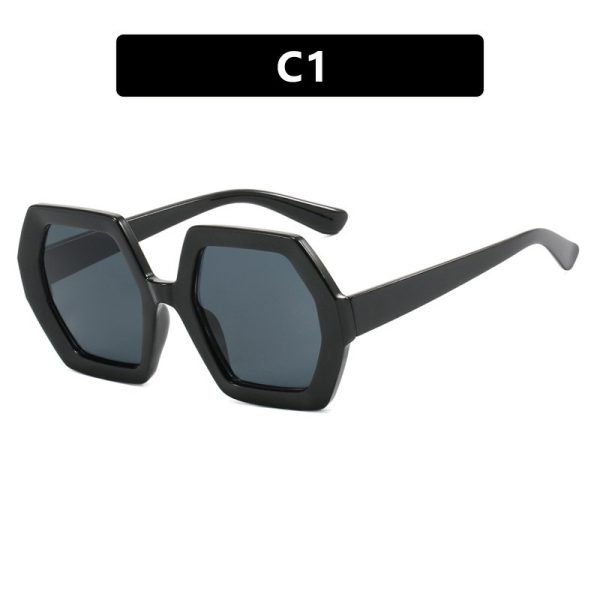 Polygon sunglasses anti-UV sunglasses - Image 10