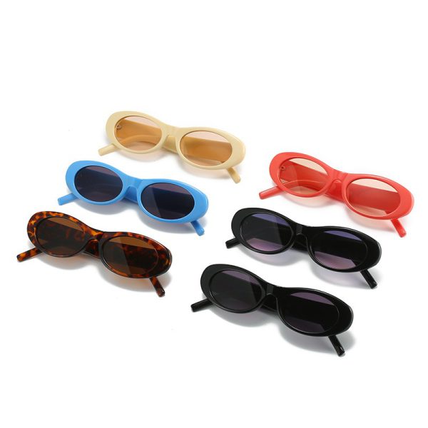 Oval sunglasses glasses fashion sunglasses