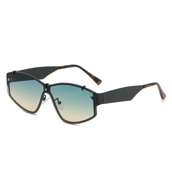 Personality rimless sunglasses men's fashion fashion sunglasses catwalk sunglasses - Image 3