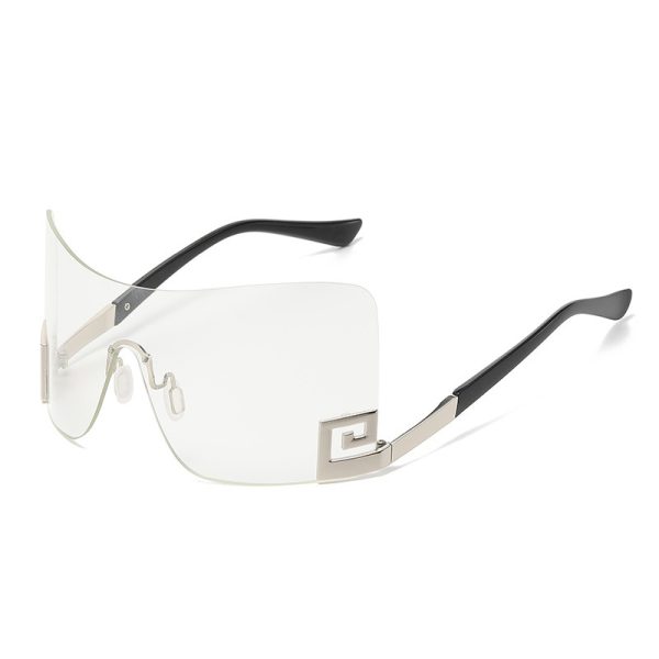 Large frame integrated sunglasses and sunglasses - Image 6